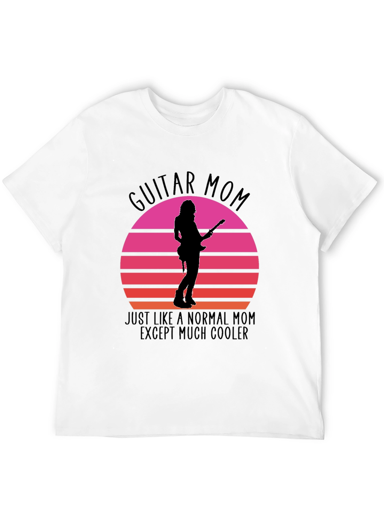Guitar Mom Graphic Tee - Cool Mothers Day Gift