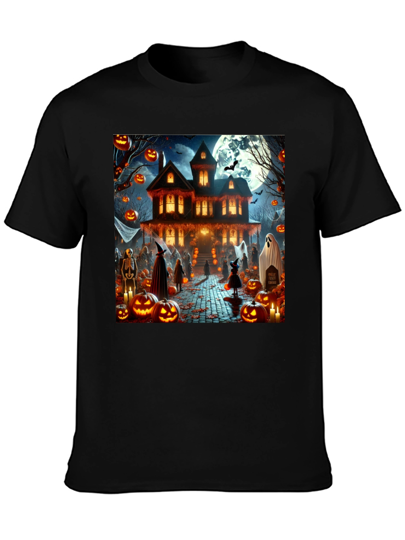 Halloween Haunted House T-Shirt