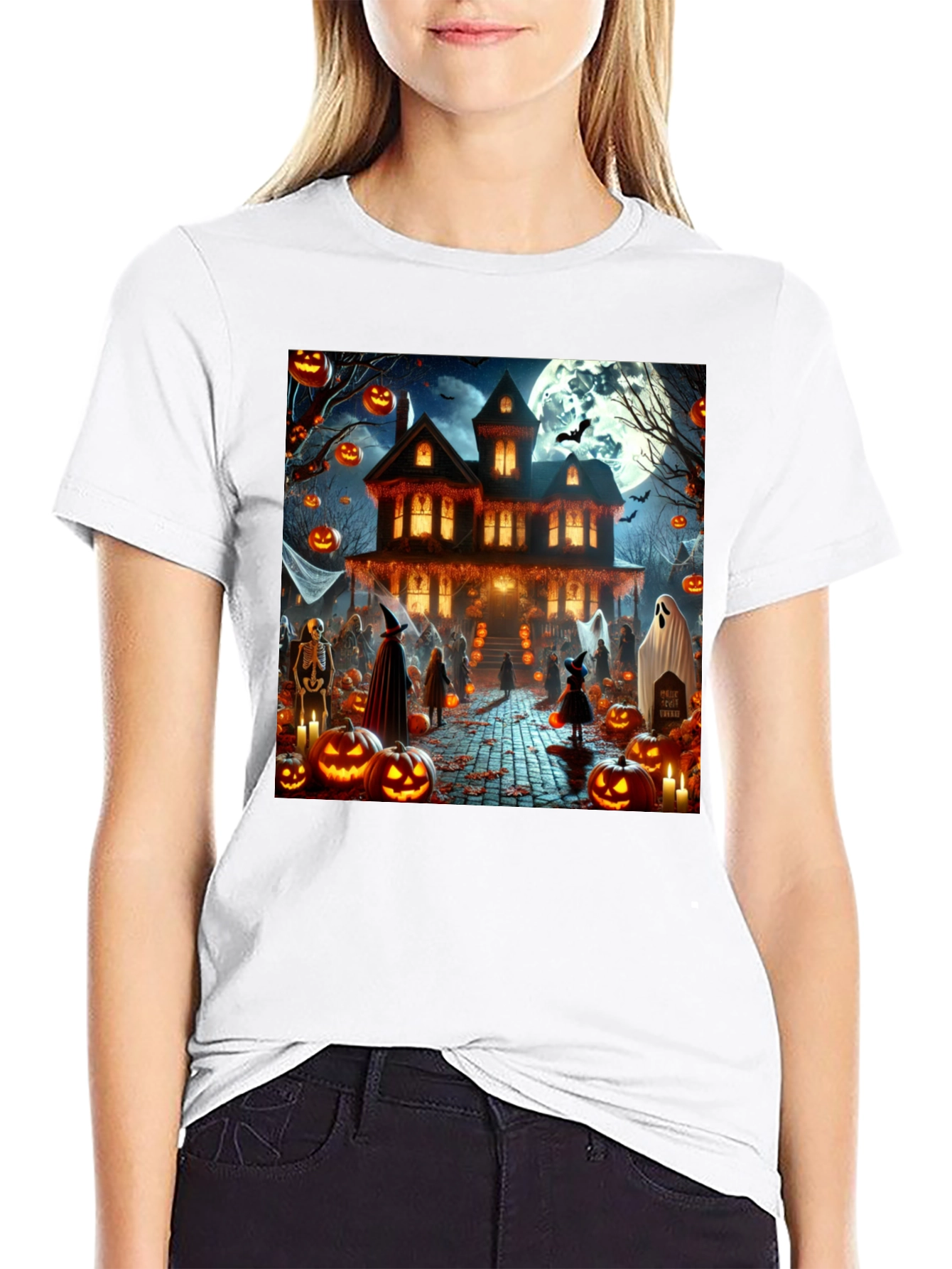 Halloween Haunted House T-Shirt