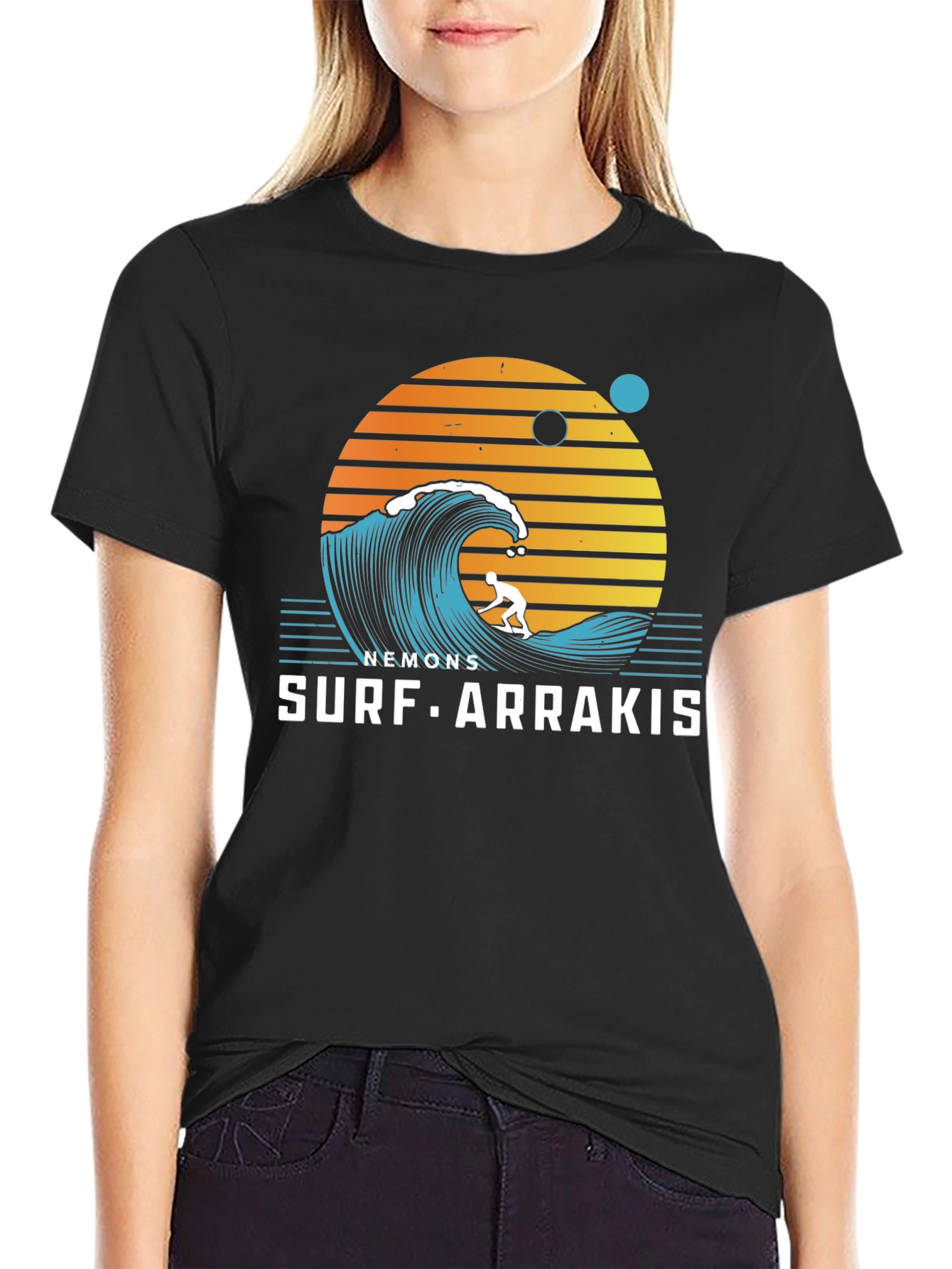 Surf Arrakis T-Shirt - Sand Dune Surfing Tee
