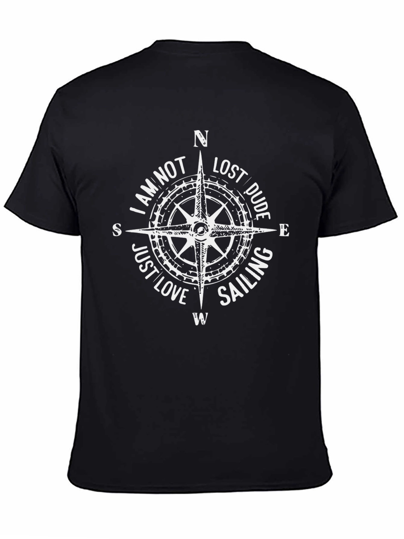 I am Not Lost Dude Sailing Graphic T-Shirt