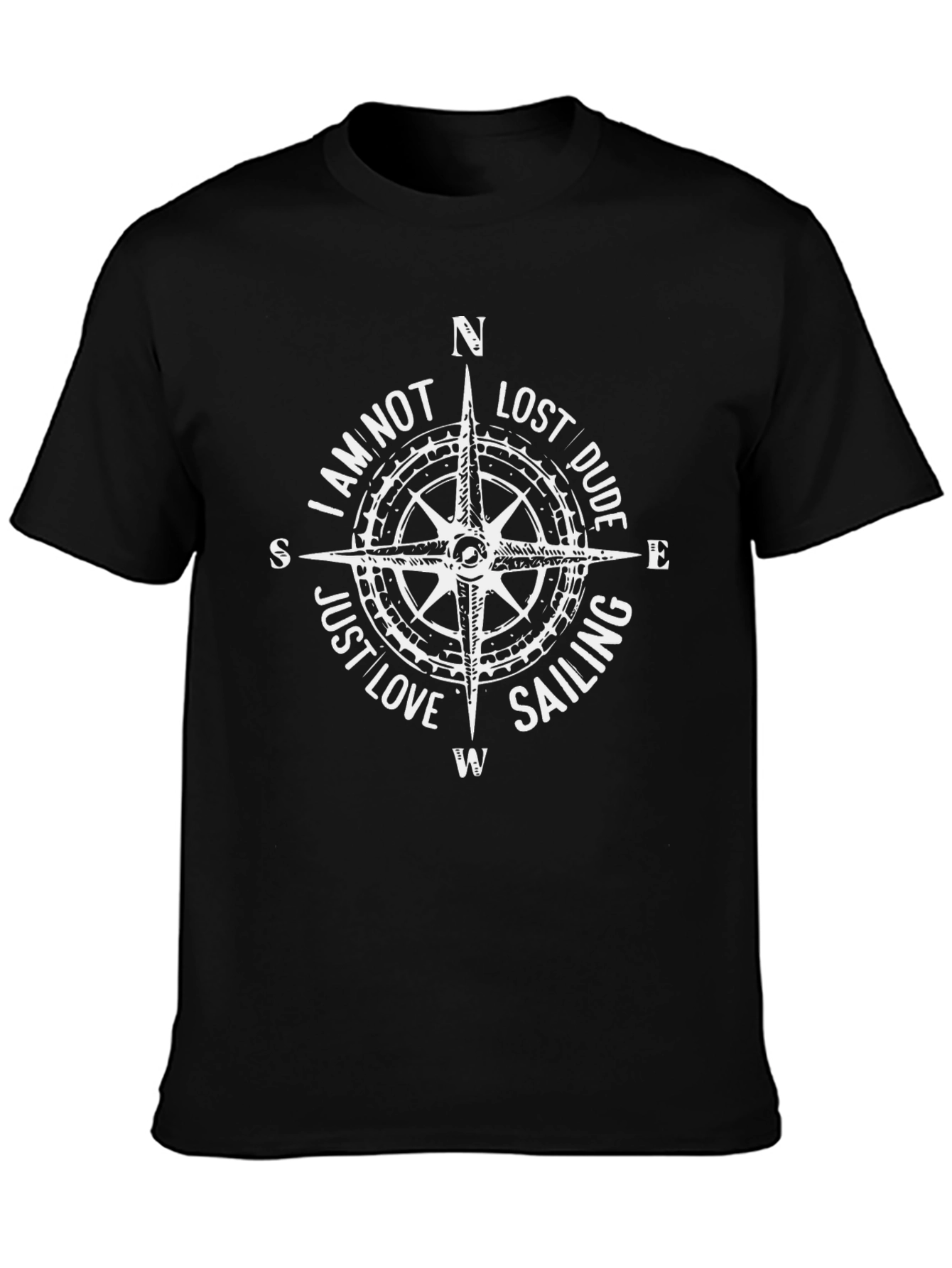 I am Not Lost Dude Sailing Graphic T-Shirt
