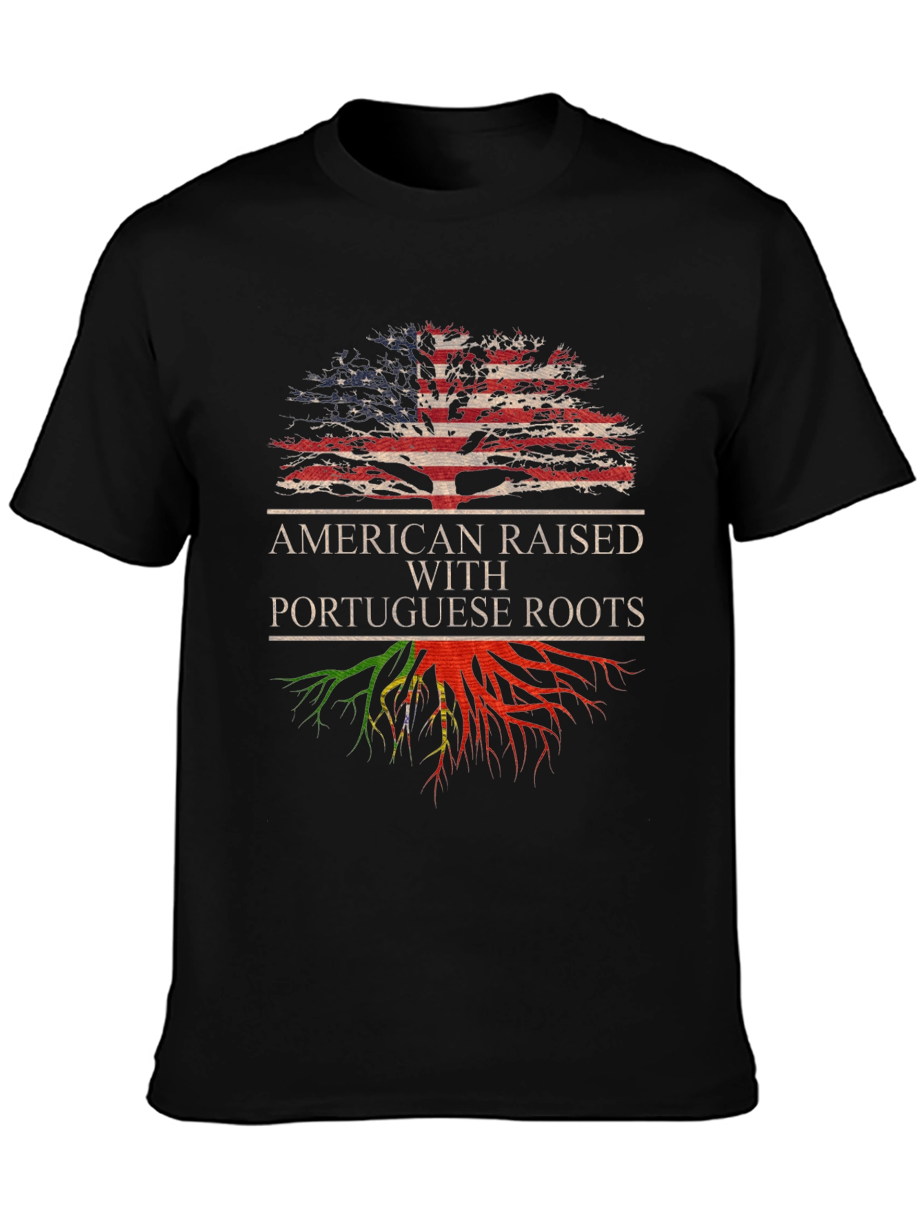 American Raised with Portuguese Roots T-Shirt