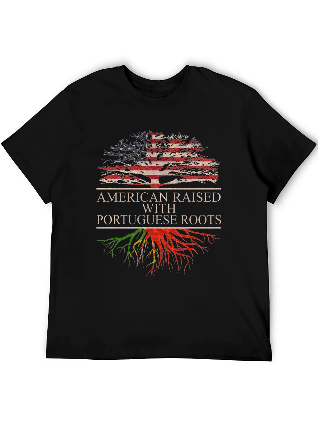 American Raised with Portuguese Roots T-Shirt