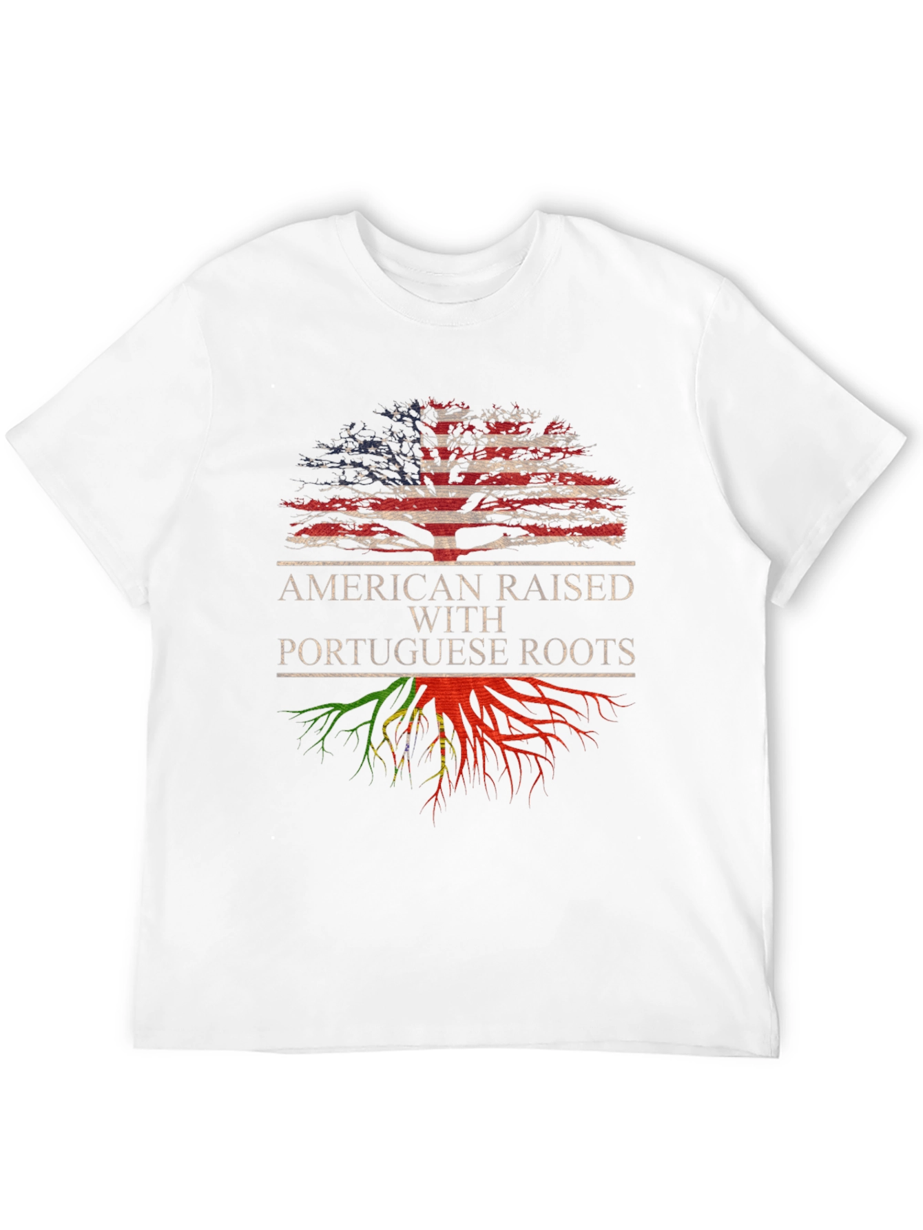 American Raised with Portuguese Roots T-Shirt