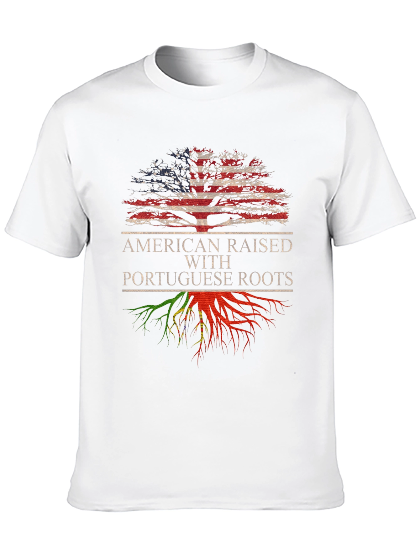 American Raised with Portuguese Roots T-Shirt