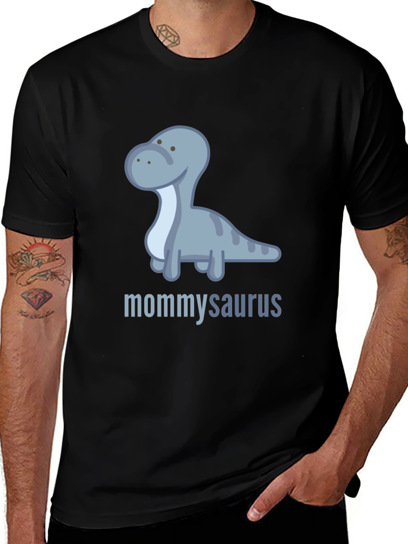 Mommysaurus Dinosaur Graphic T-Shirt