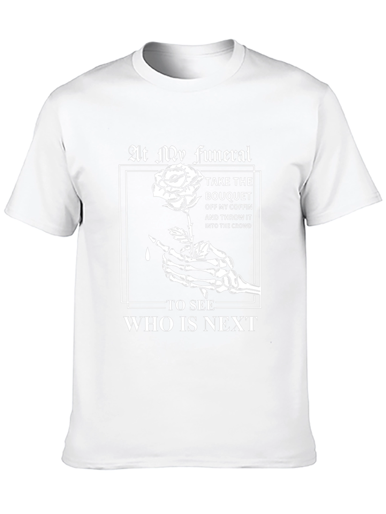 At My Funeral Graphic T-Shirt