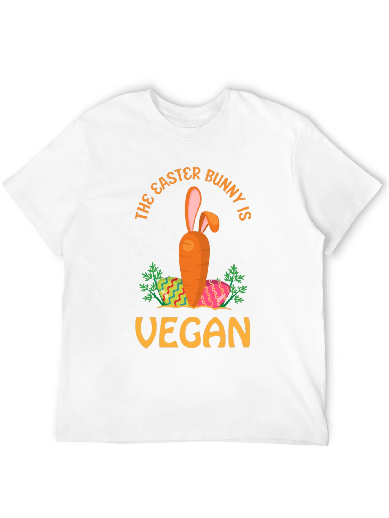 Vegan Easter Bunny Carrot T-Shirt