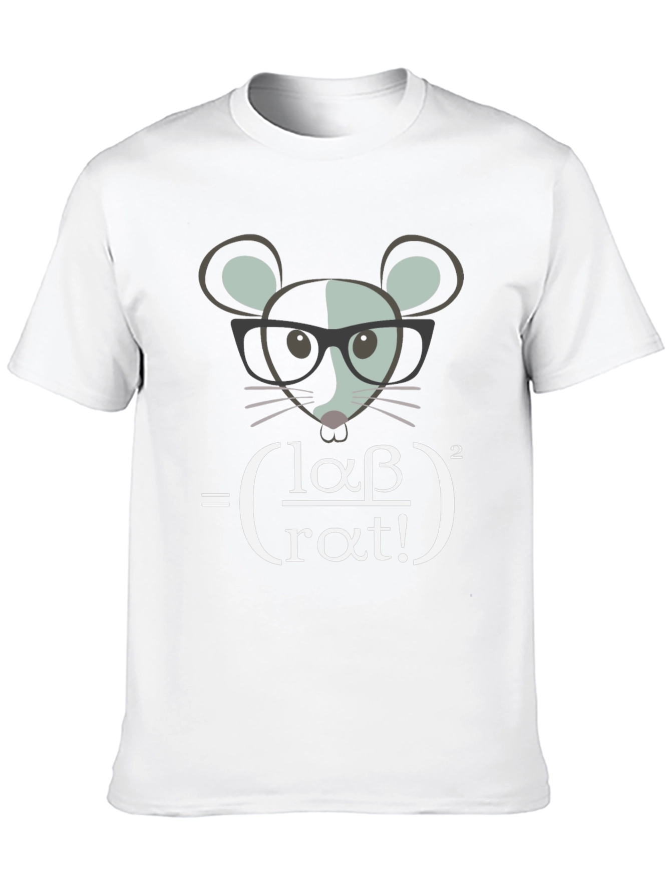 Smart Rat Equation Graphic T-Shirt