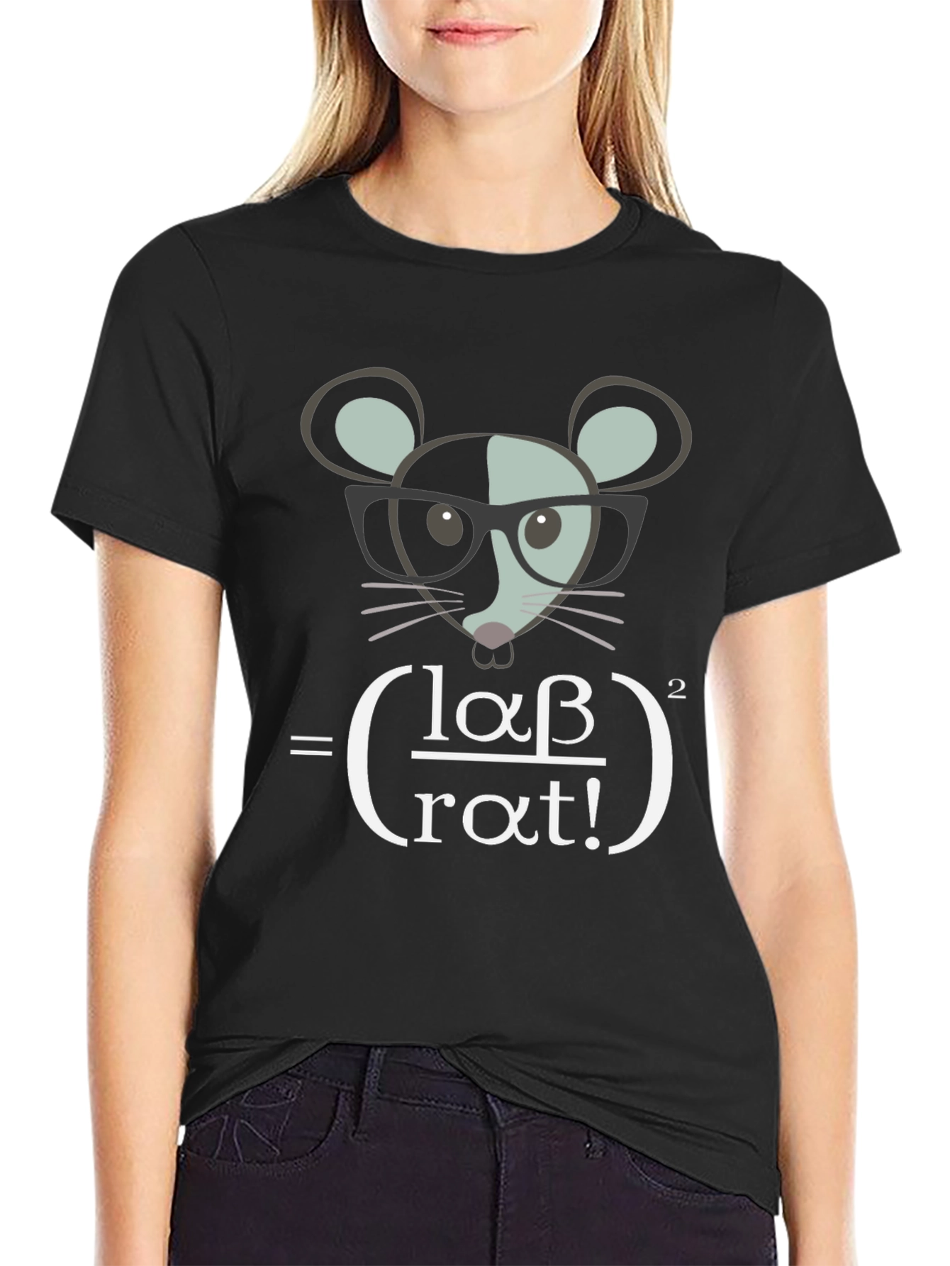Smart Rat Equation Graphic T-Shirt