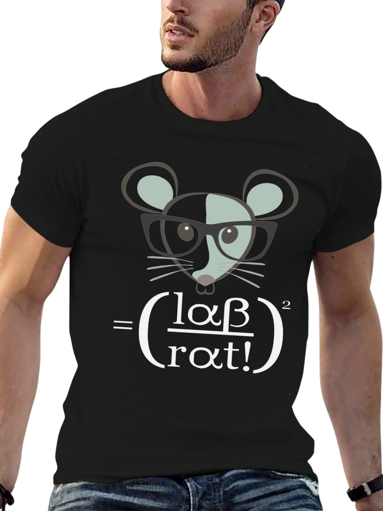 Smart Rat Equation Graphic T-Shirt