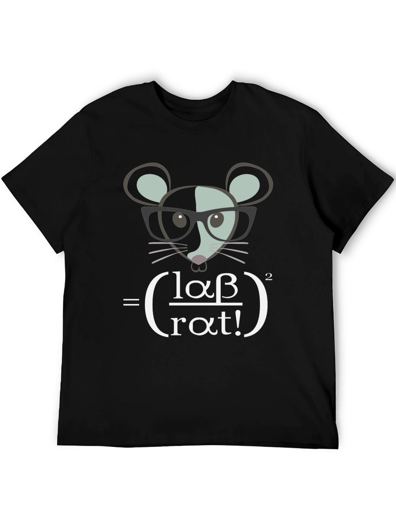 Smart Rat Equation Graphic T-Shirt