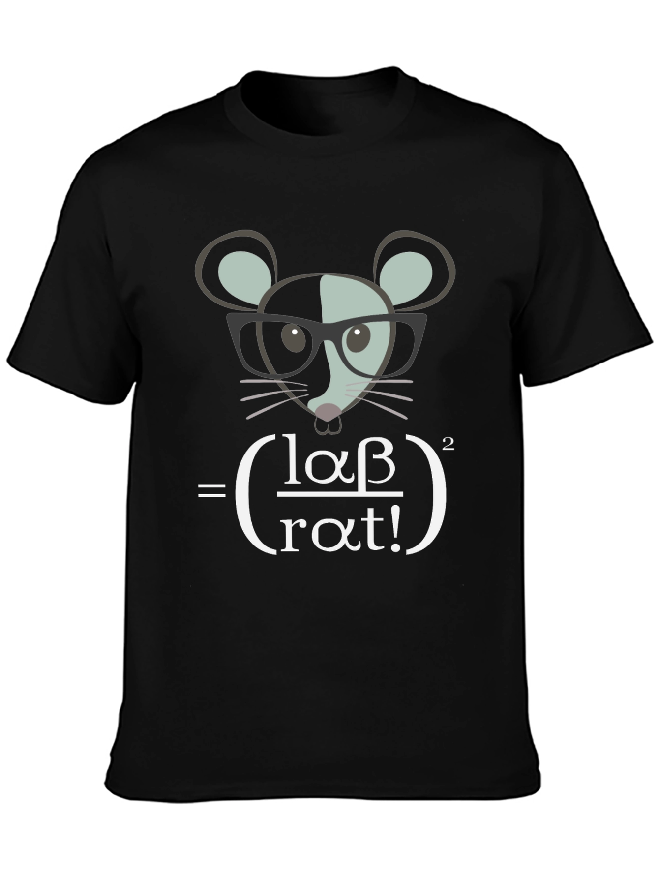 Smart Rat Equation Graphic T-Shirt