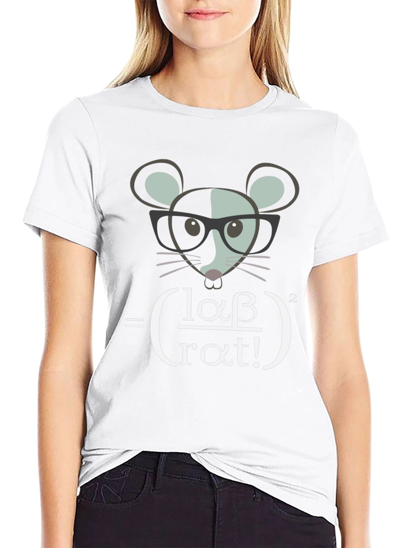 Smart Rat Equation Graphic T-Shirt
