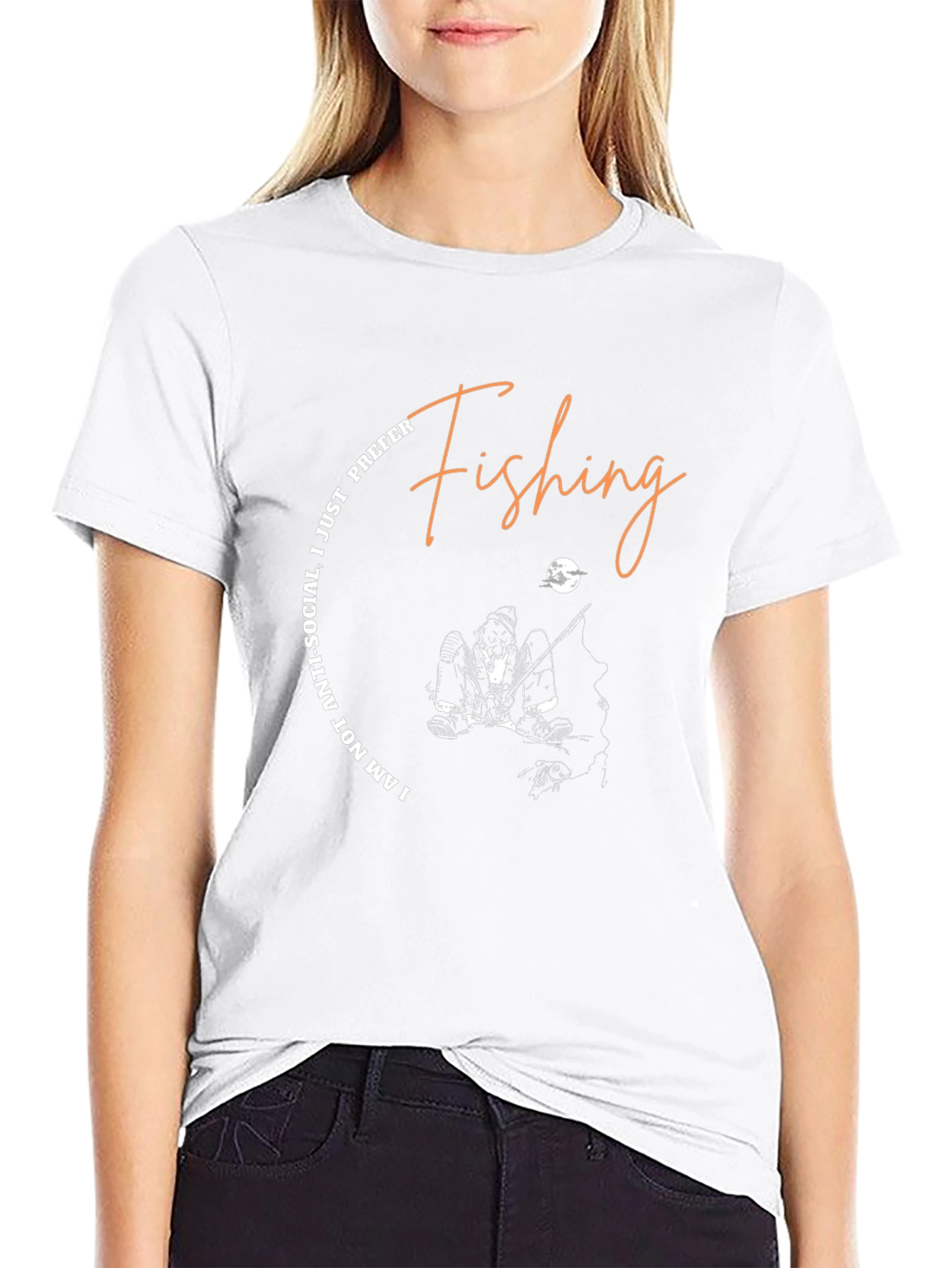 Fishing T-Shirt: Im Not Antisocial I Prefer Fishing!