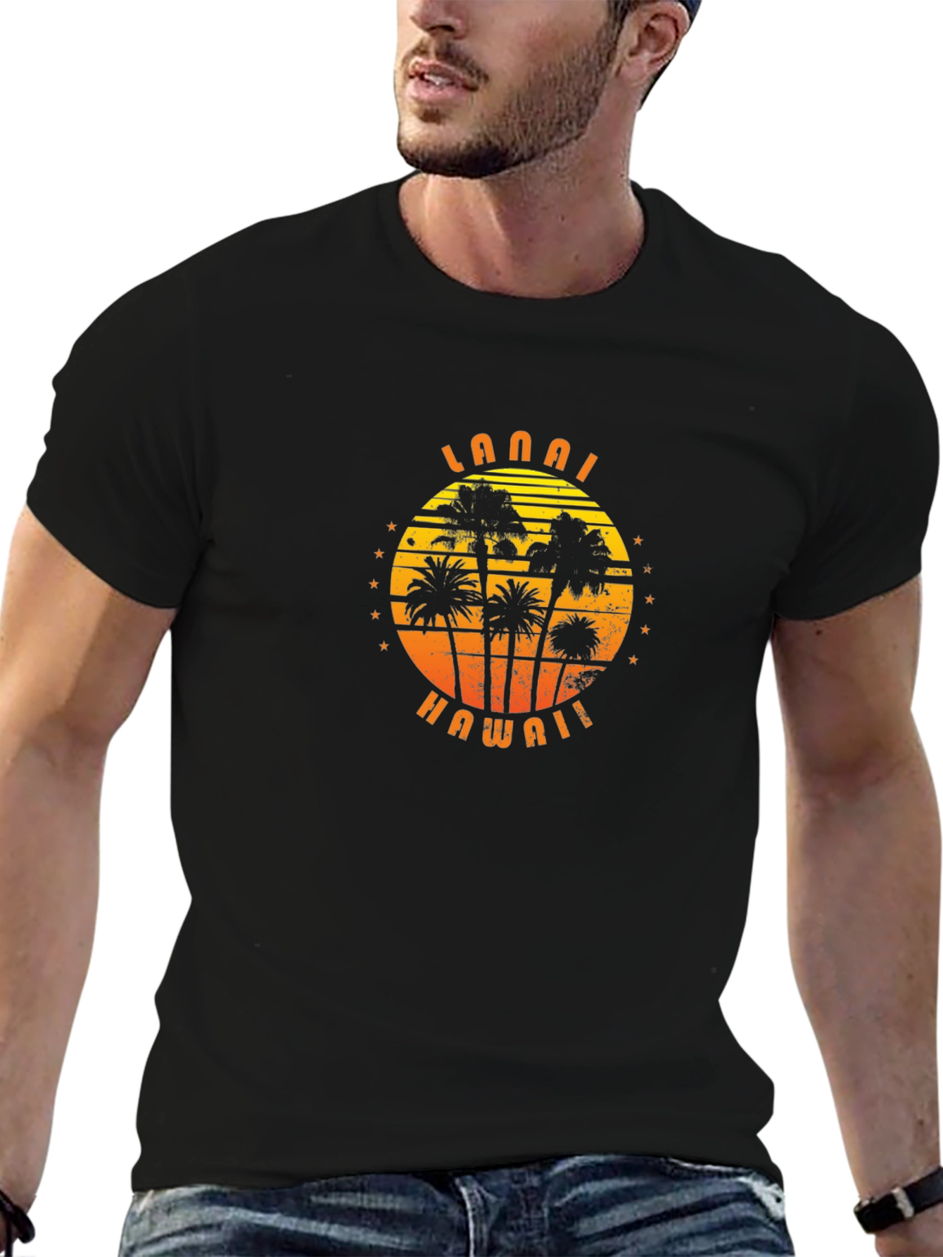 Lanai Hawaii Palm Tree T-Shirt