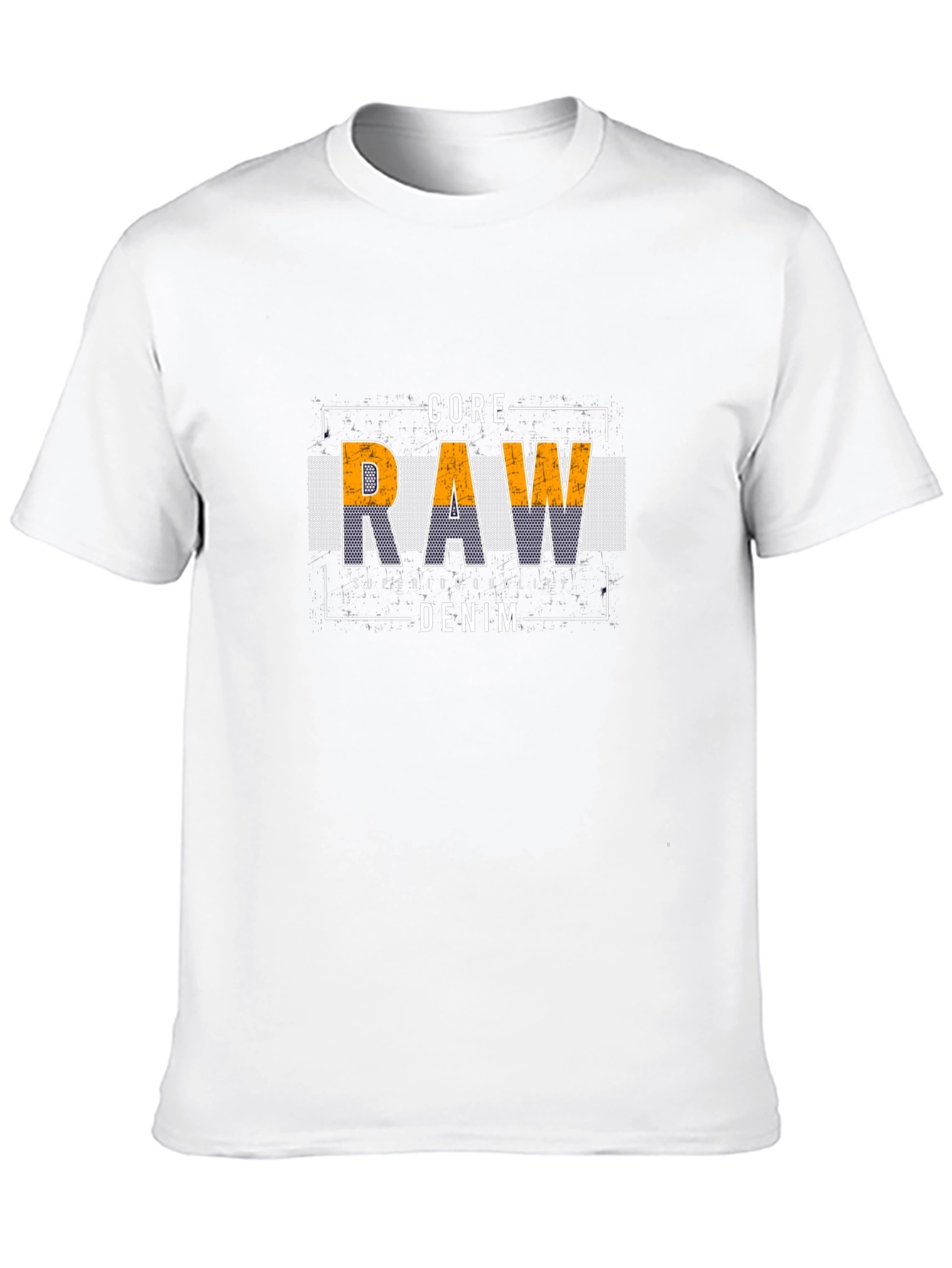 Core Raw Denim Graphic T-Shirt