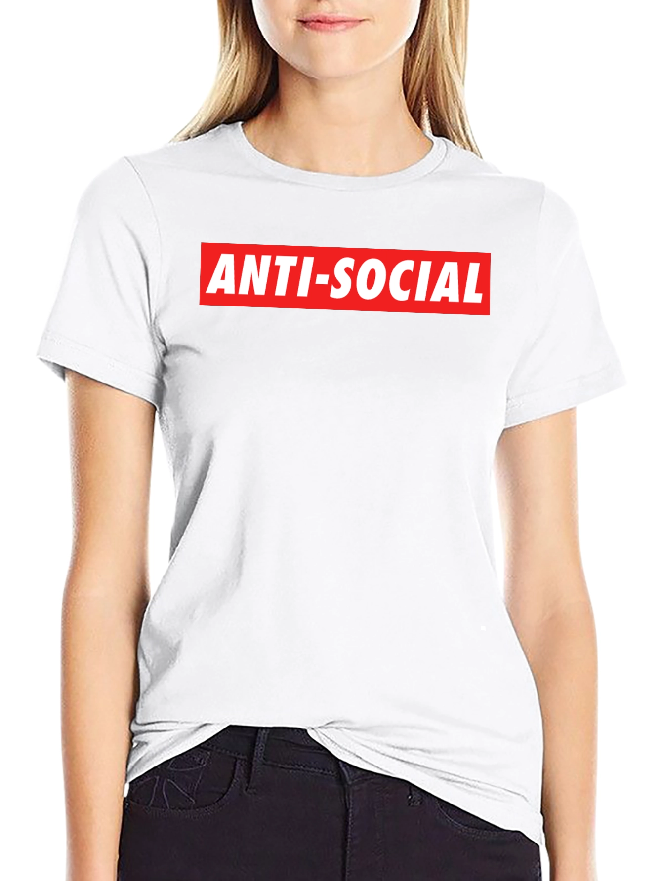 Anti-Social Graphic Tee - Bold Statement Shirt