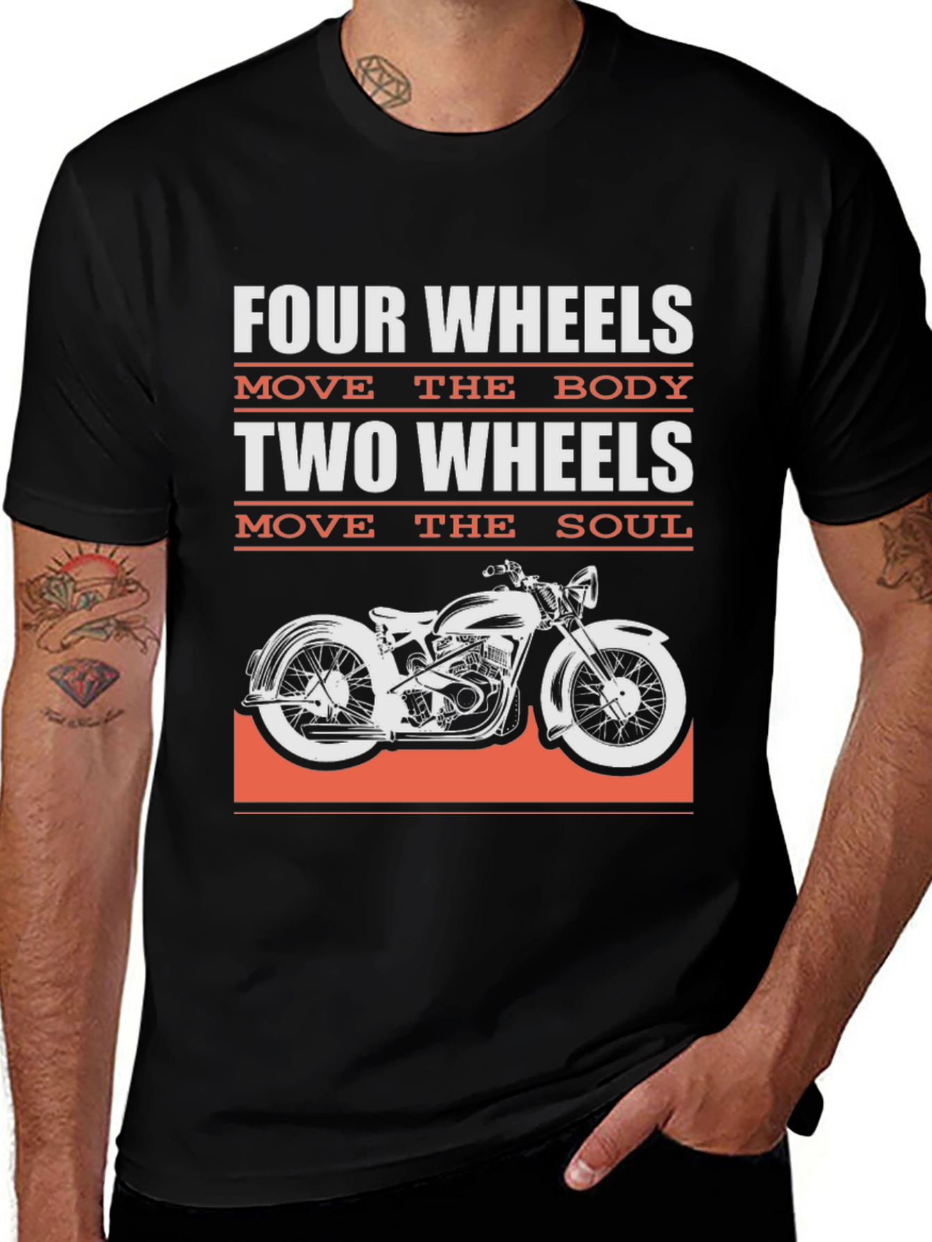 Two Wheels Move the Soul Graphic Tee