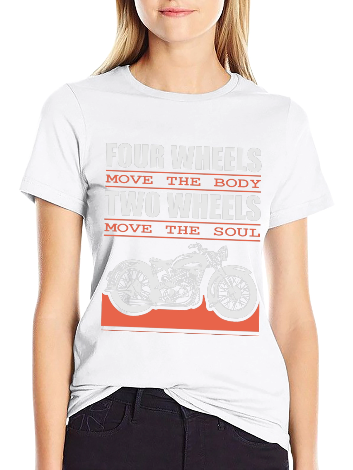 Two Wheels Move the Soul Graphic Tee