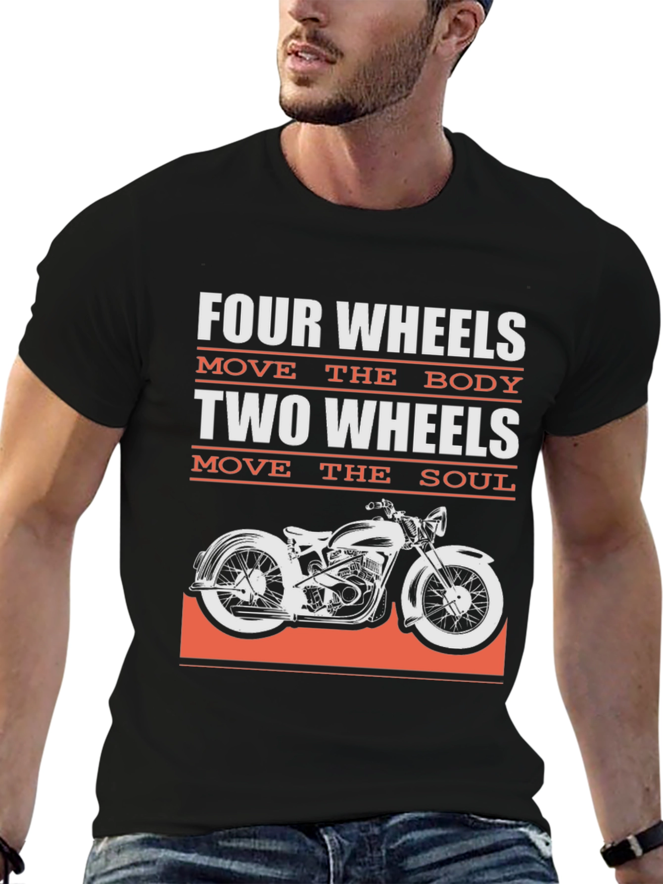Two Wheels Move the Soul Graphic Tee