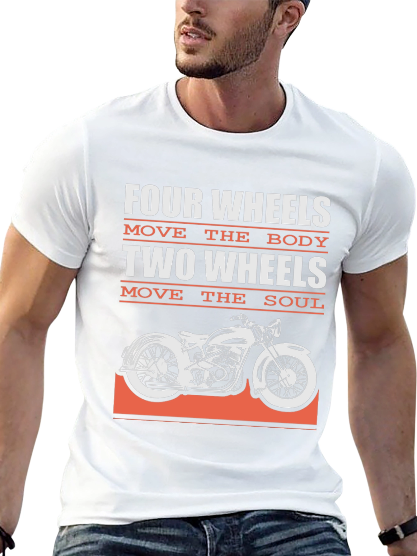 Two Wheels Move the Soul Graphic Tee