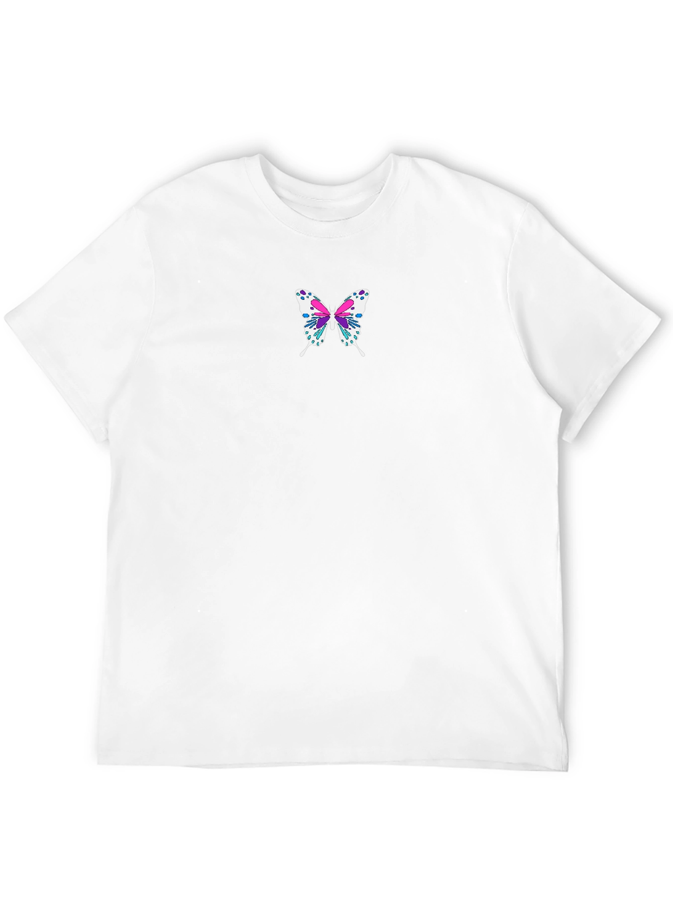 Butterfly Graphic Tee - Casual Black T-Shirt