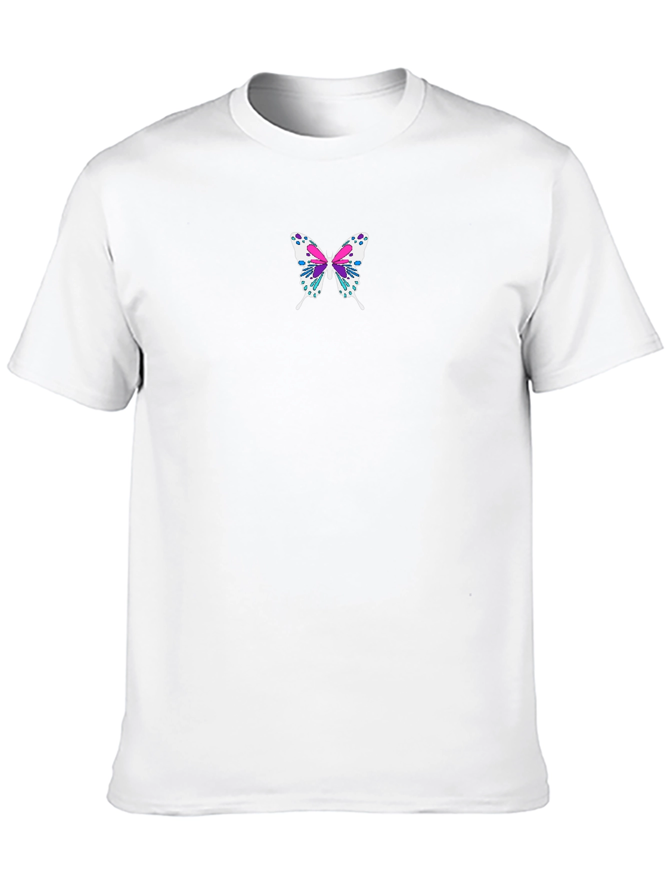 Butterfly Graphic Tee - Casual Black T-Shirt