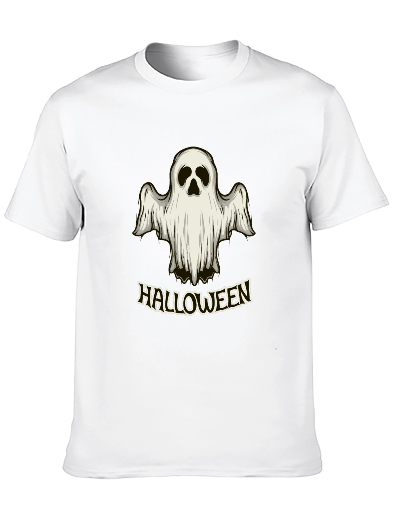 Halloween Ghost Graphic T-Shirt - Spooky Season Tee