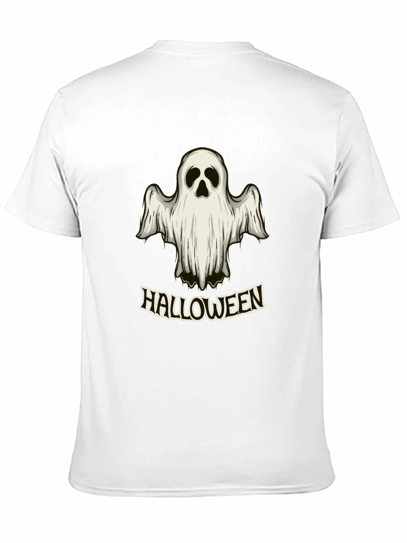 Halloween Ghost Graphic T-Shirt - Spooky Season Tee