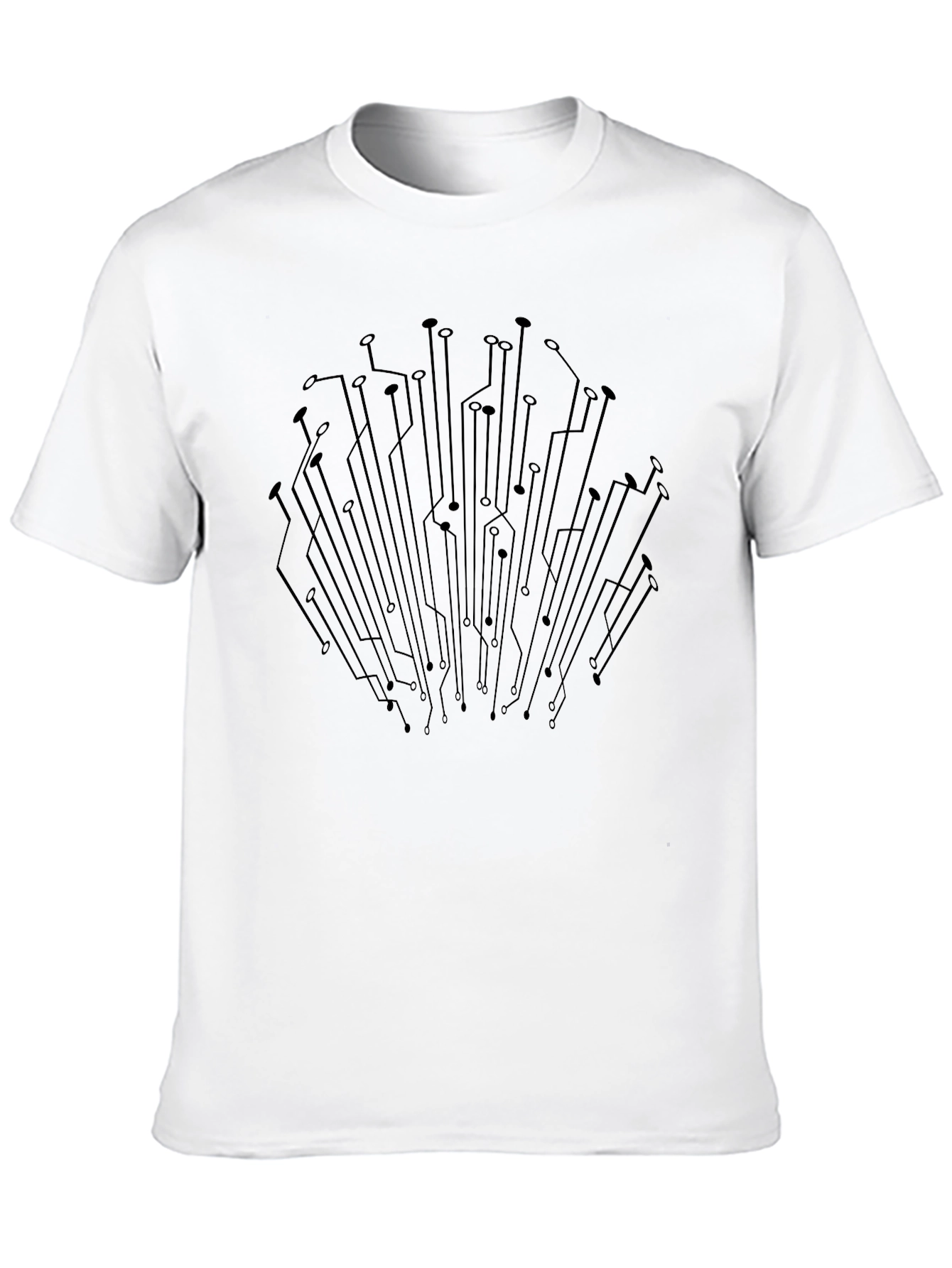 Circuit Board Graphic Tee - Tech Style