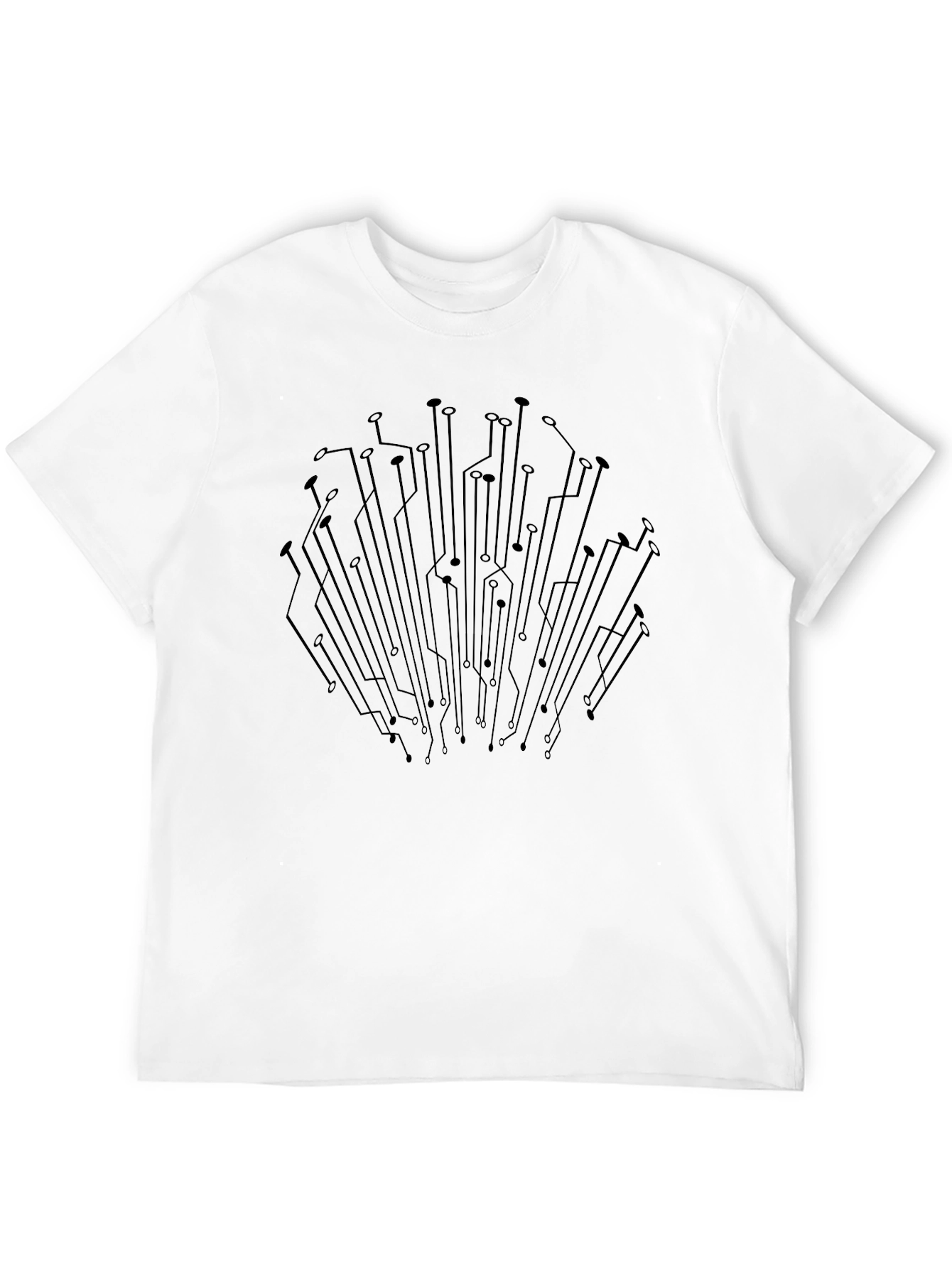 Circuit Board Graphic Tee - Tech Style