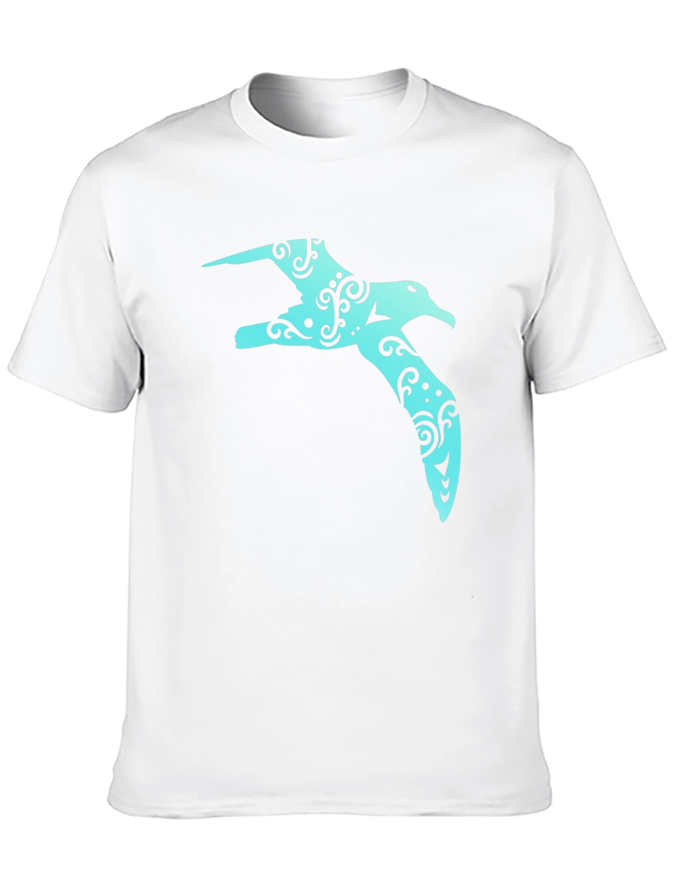 Albatross Graphic Tee - Stylish Bird Design Black T-Shirt
