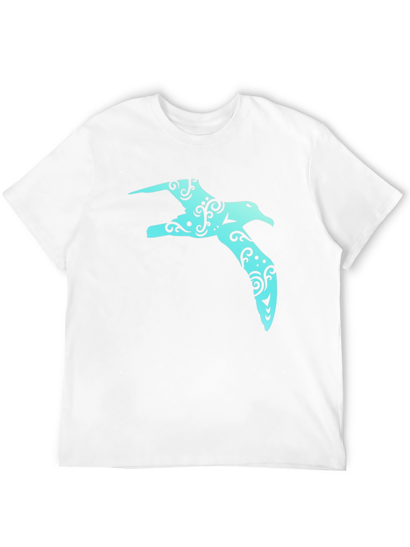 Albatross Graphic Tee - Stylish Bird Design Black T-Shirt