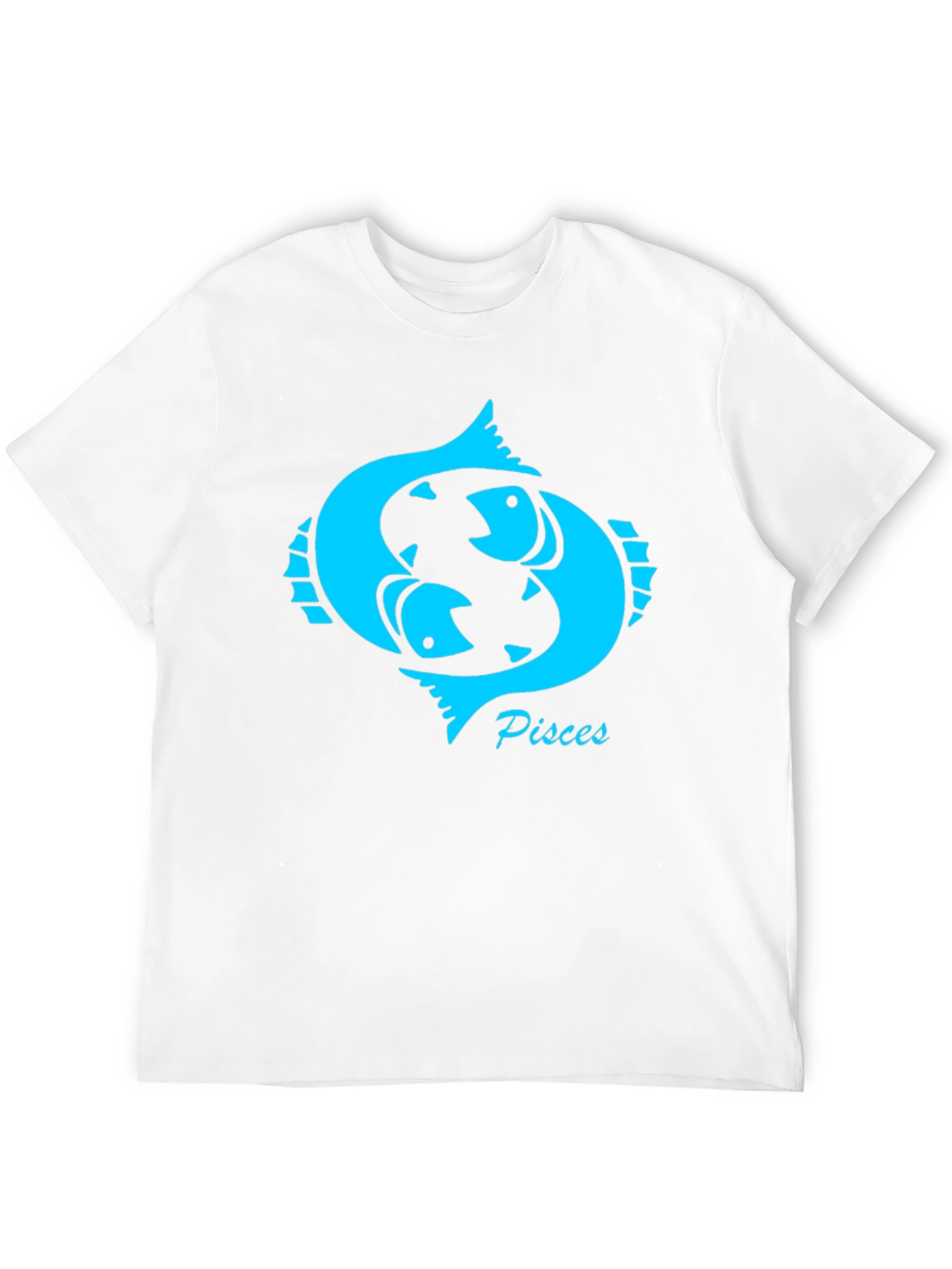 Pisces Zodiac Sign Black T-Shirt