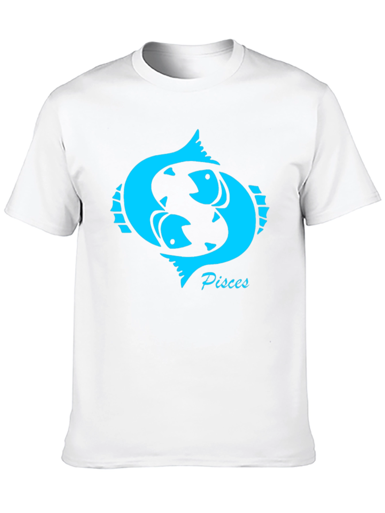 Pisces Zodiac Sign Black T-Shirt