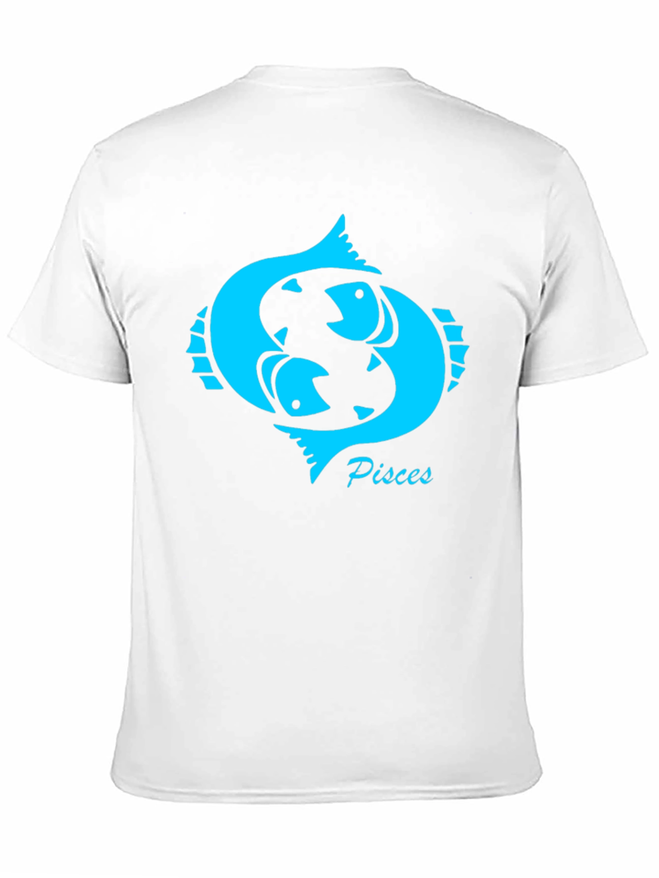 Pisces Zodiac Sign Black T-Shirt
