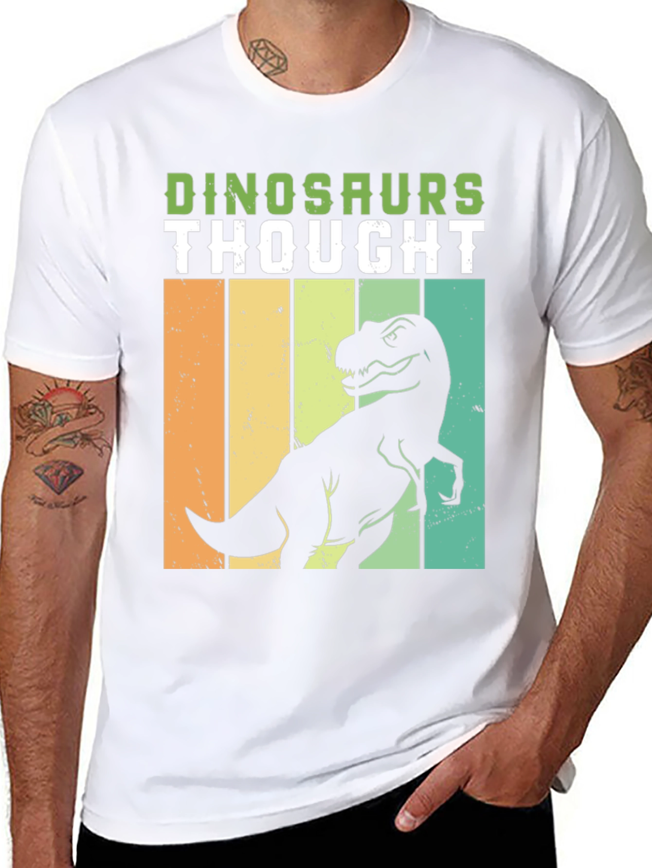 Dinosaurs Thought T-Rex Graphic Tee