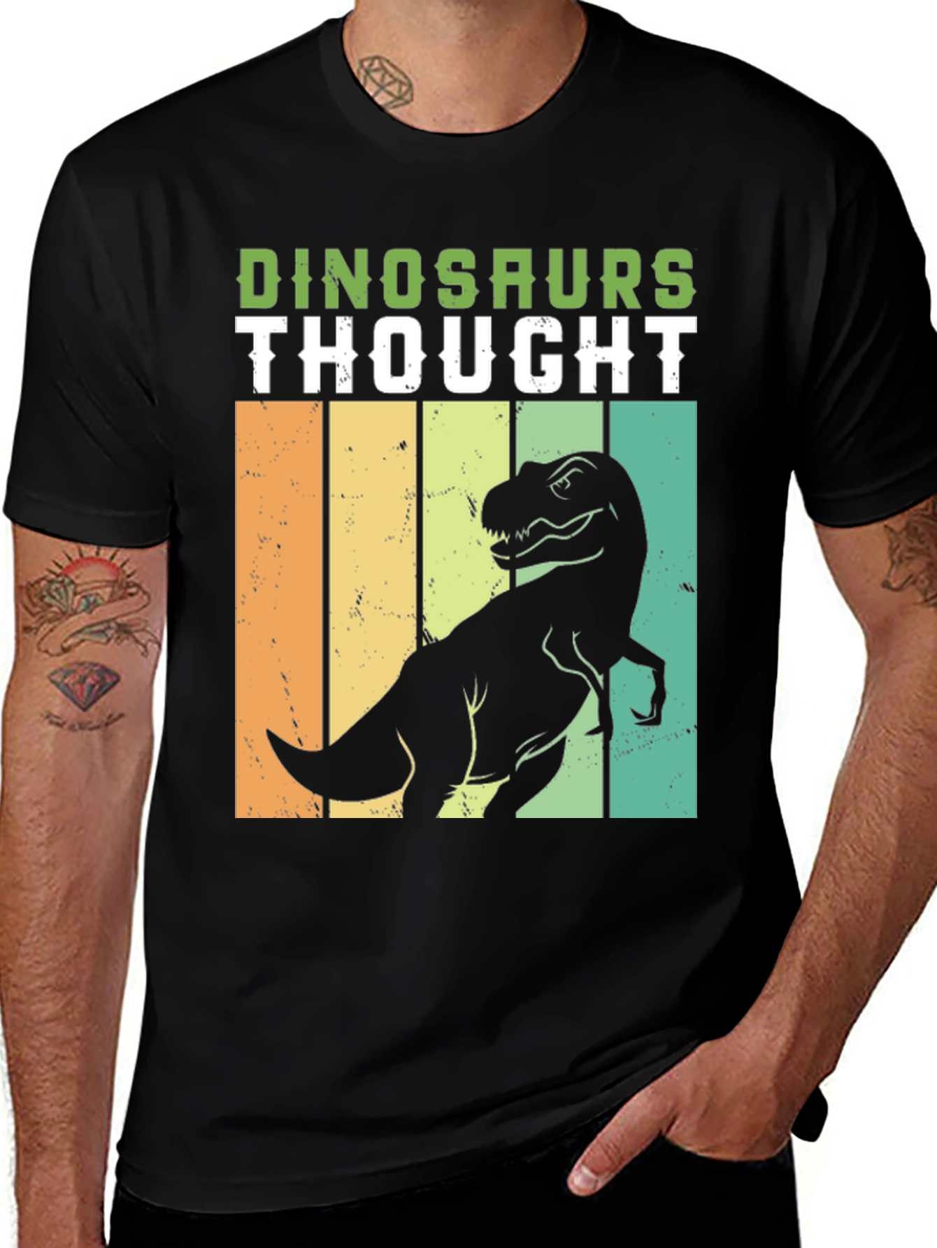 Dinosaurs Thought T-Rex Graphic Tee