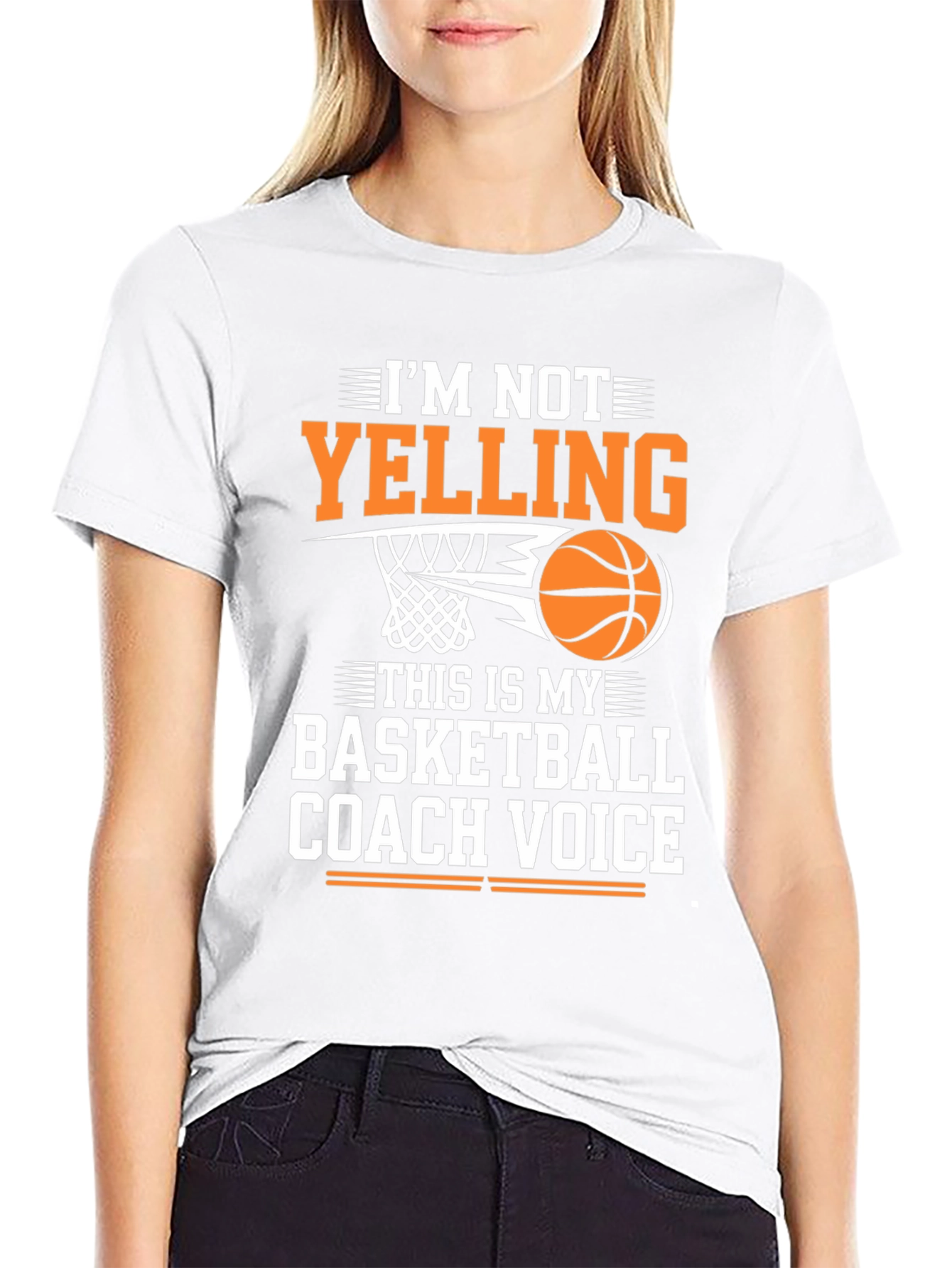Basketball Coach Voice T-Shirt - Funny Sports Tee
