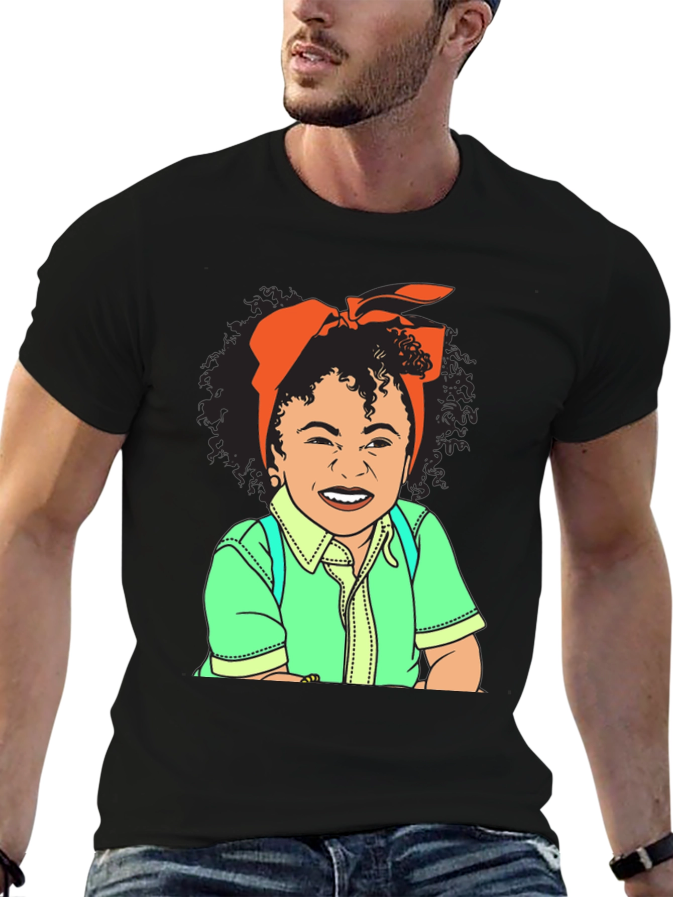 Cartoon Girl Graphic Tee