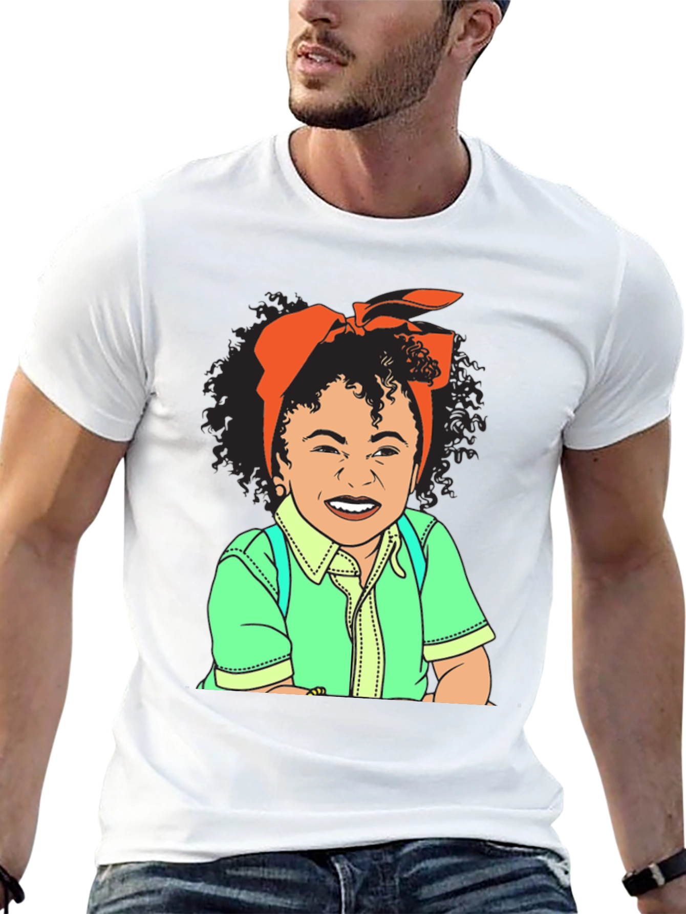 Cartoon Girl Graphic Tee