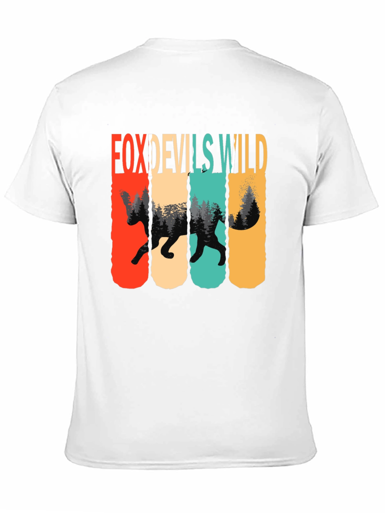 Fox Devils Wild Retro Graphic T-Shirt
