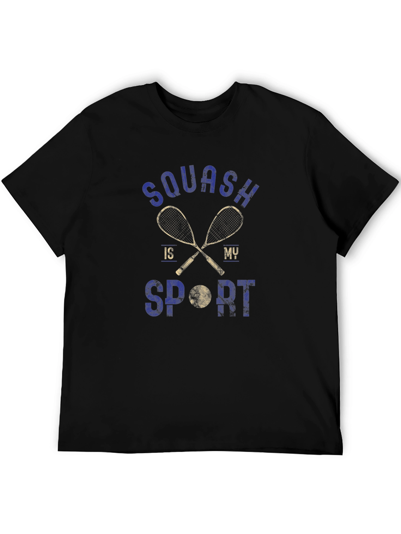 Squash is My Sport Black T-Shirt