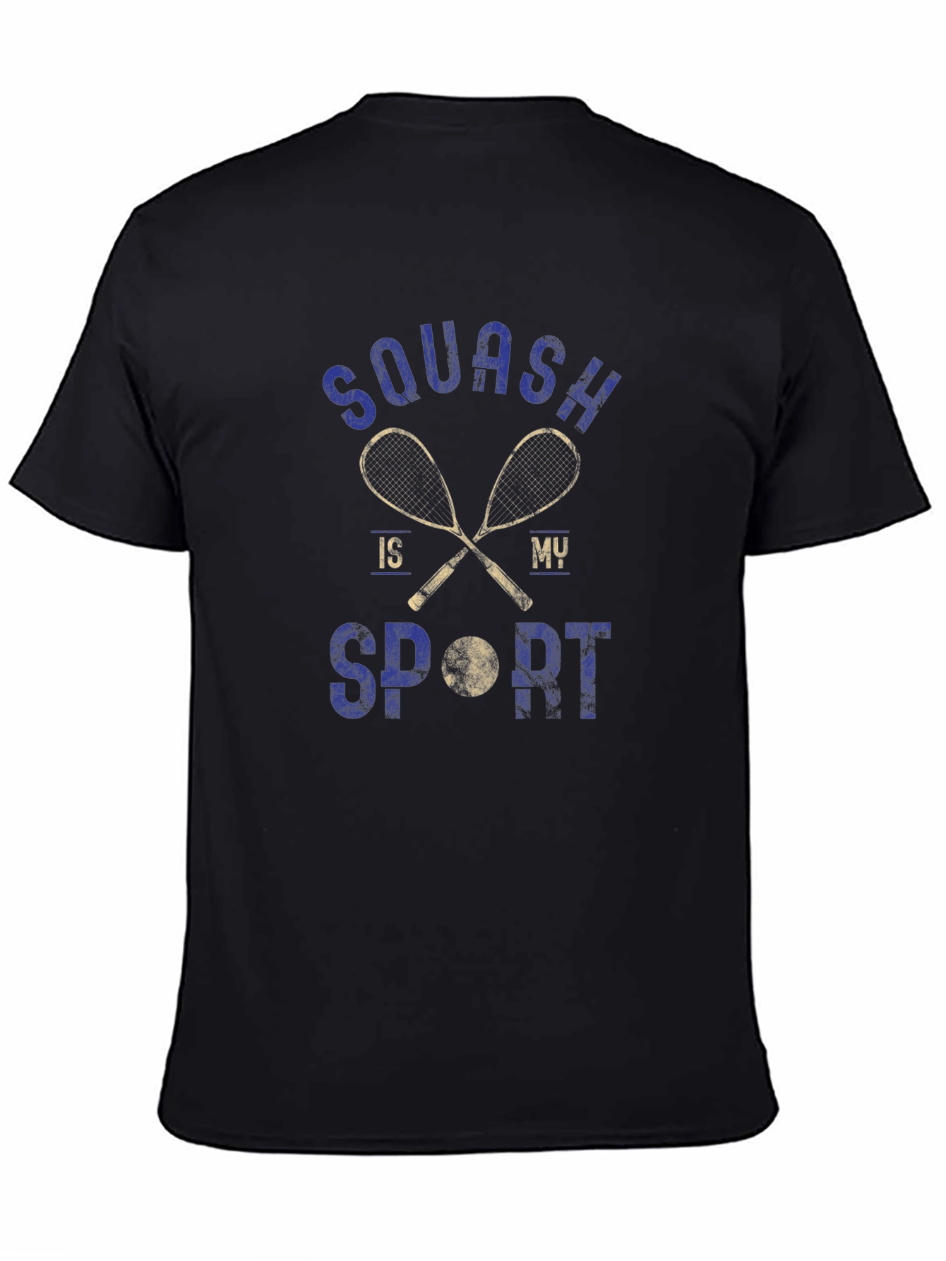 Squash is My Sport Black T-Shirt