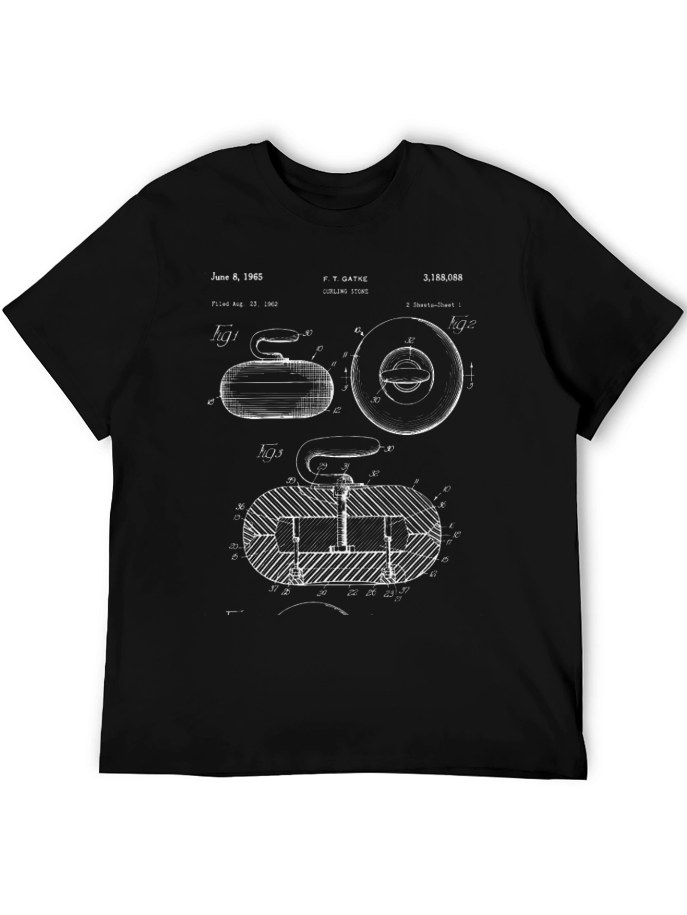 Curling Stone Patent T-Shirt