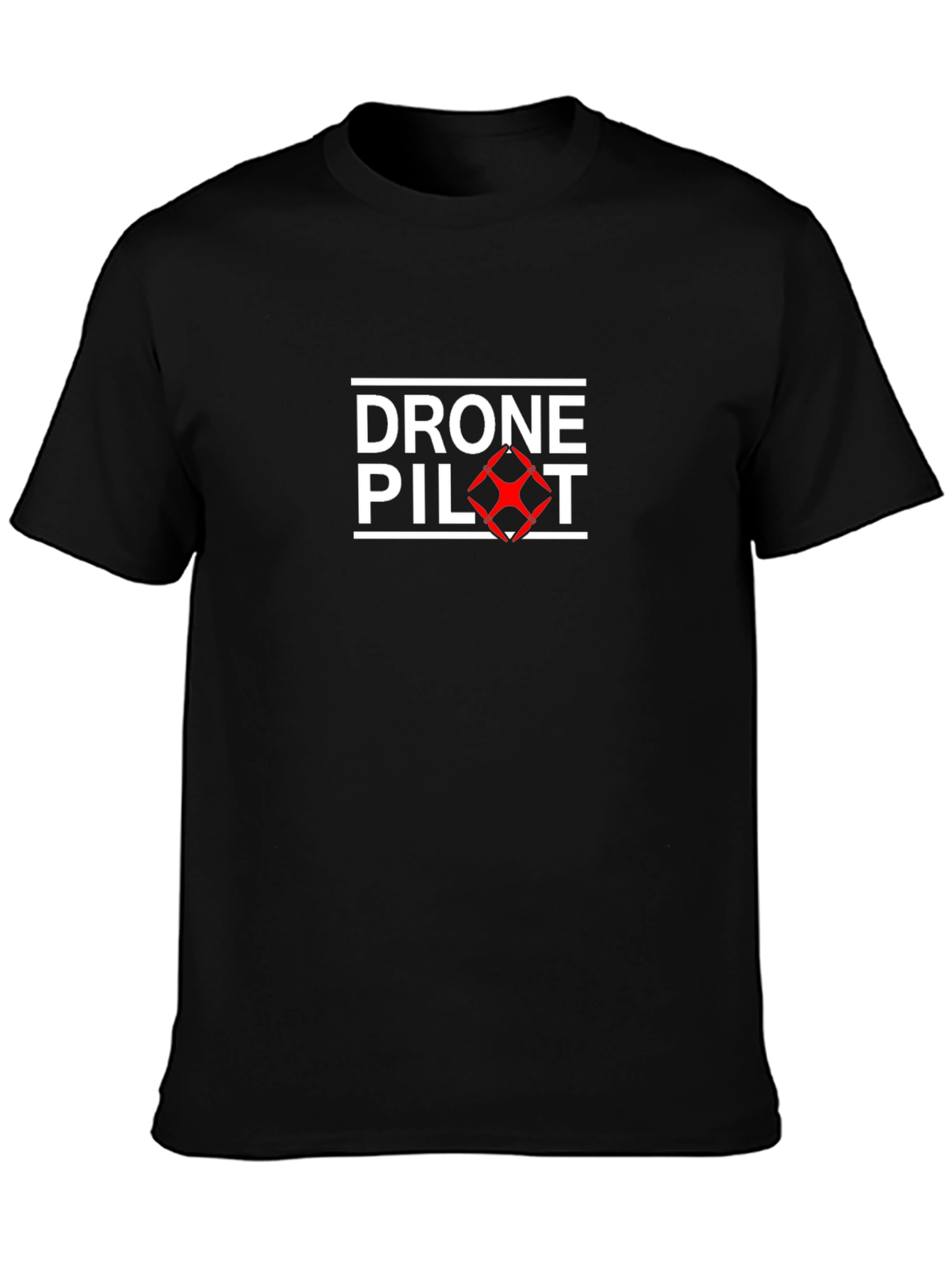 Drone Pilot Graphic Tee - Black