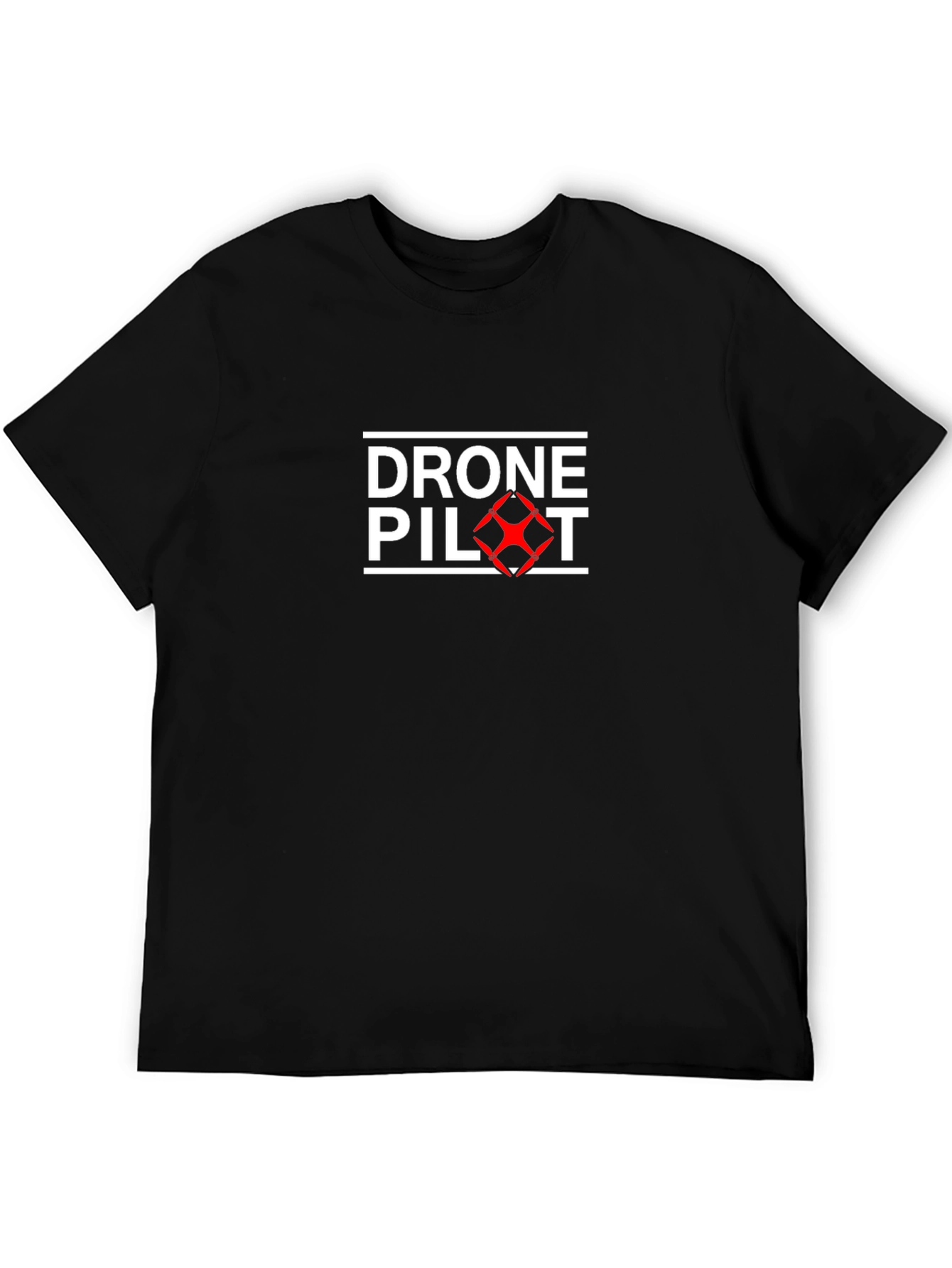 Drone Pilot Graphic Tee - Black