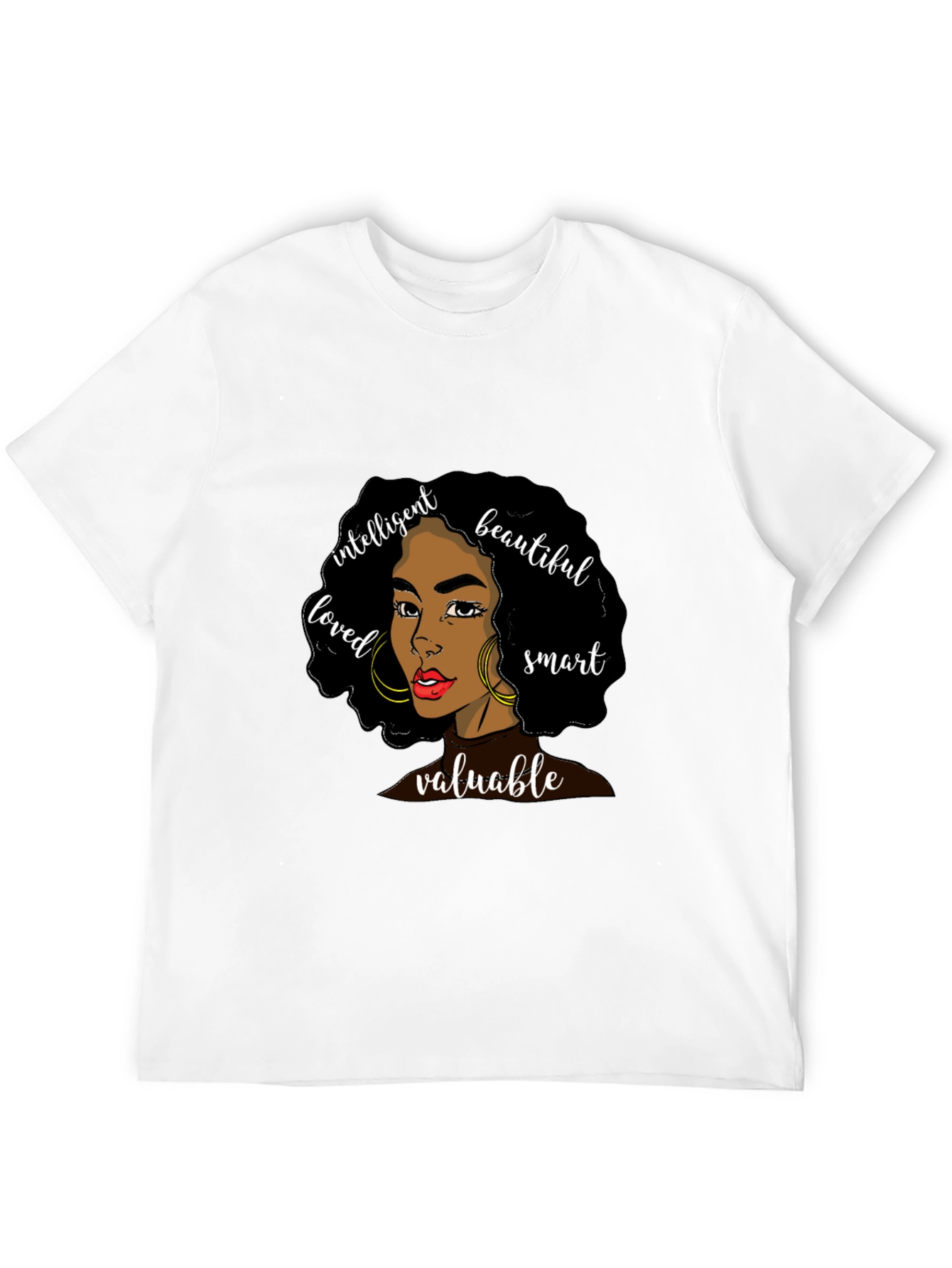 Empowered Woman Graphic Tee - Black
